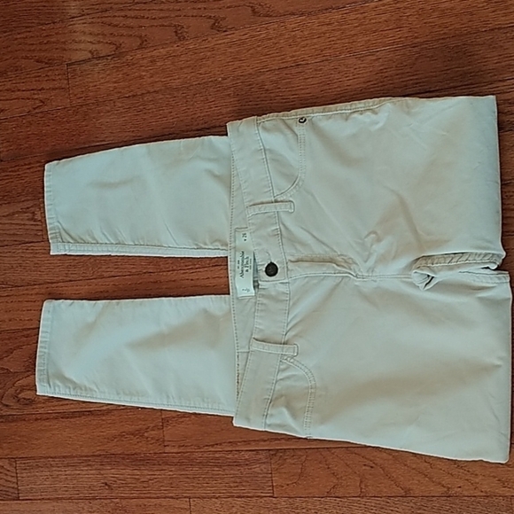 Abercrombie & Fitch Skinny Jeans Beige Sz 2 W26 - Picture 2 of 8